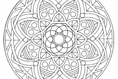 Mandala a colorier zen relax gratuit 18